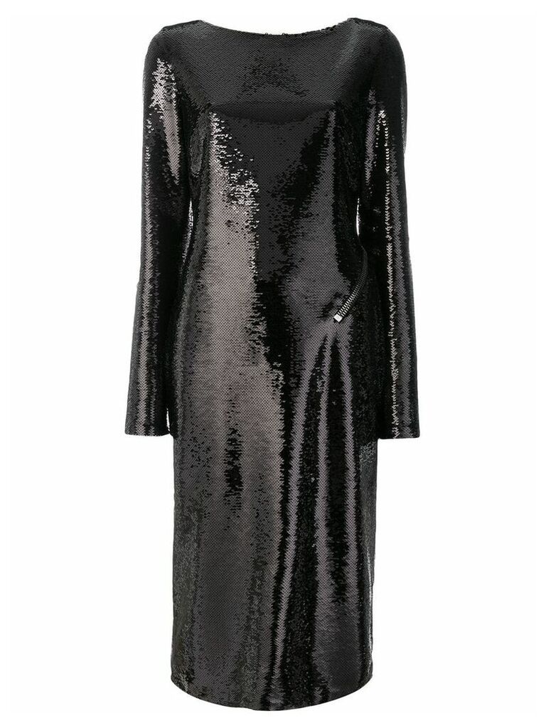 Tom Ford backless sequinned dress - Black