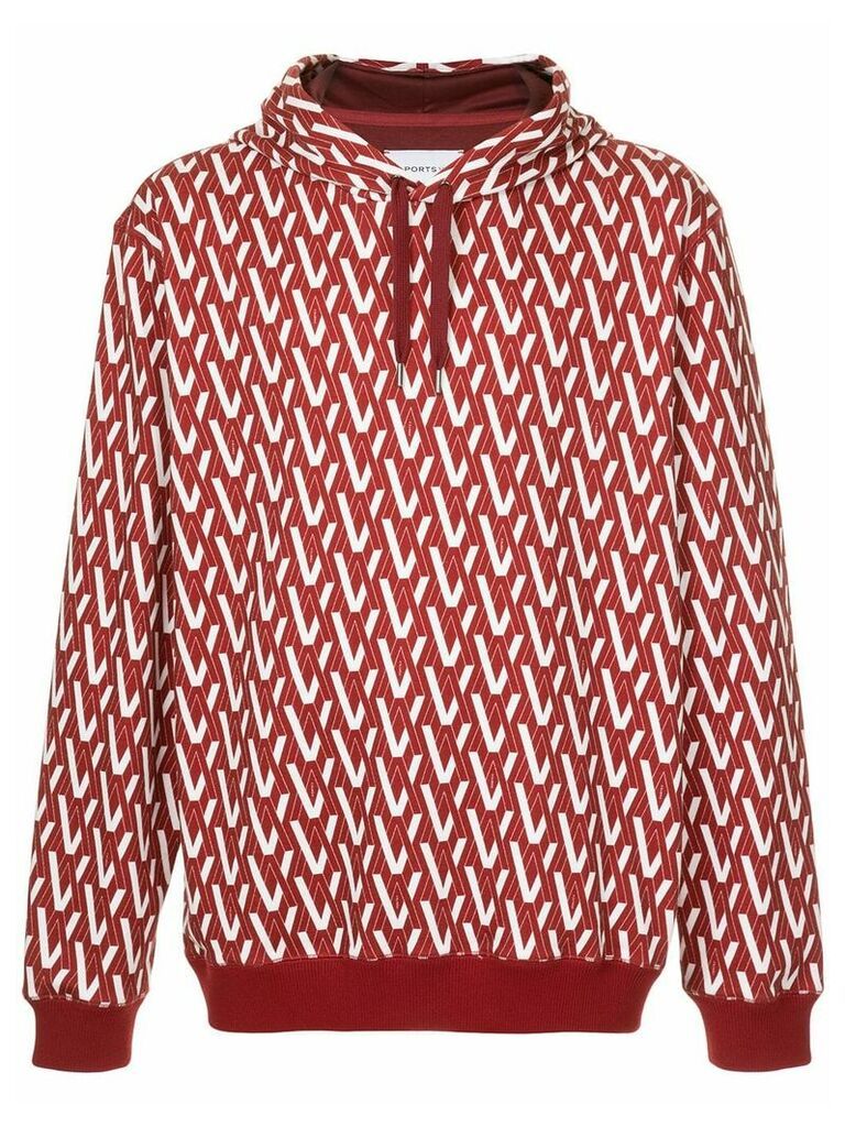 Ports V hooded sweatshirt - Red