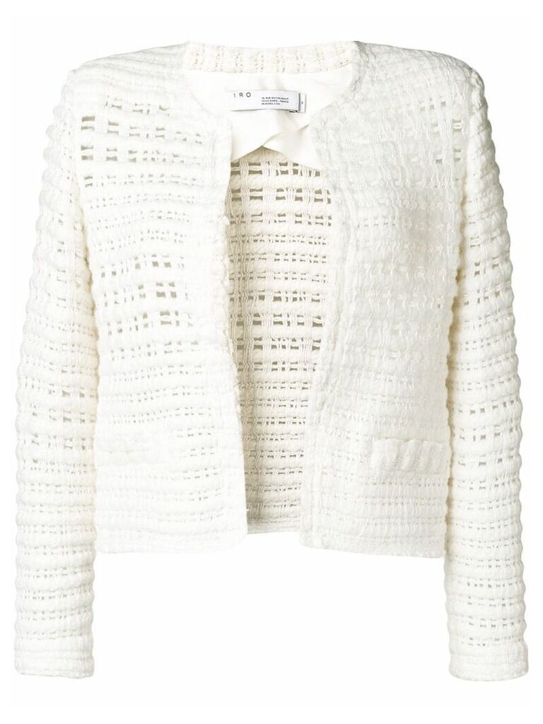 IRO crochet short jacket - White