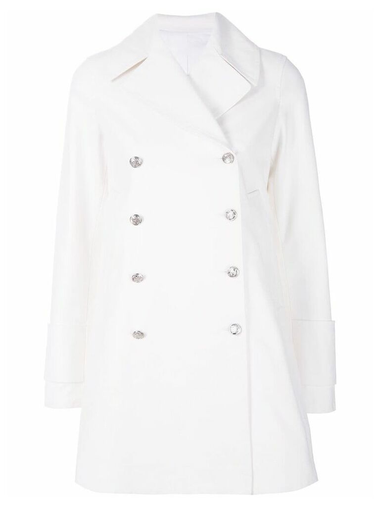 Calvin Klein 205W39nyc double breasted coat - White