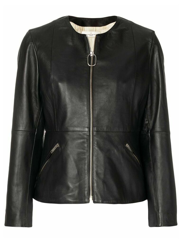 Golden Goose zipped biker jacket - Black