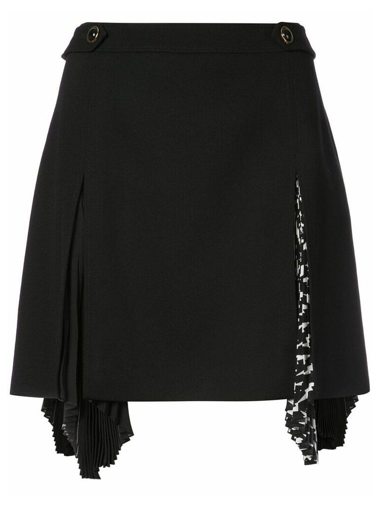Givenchy pleat insert kilt - Black
