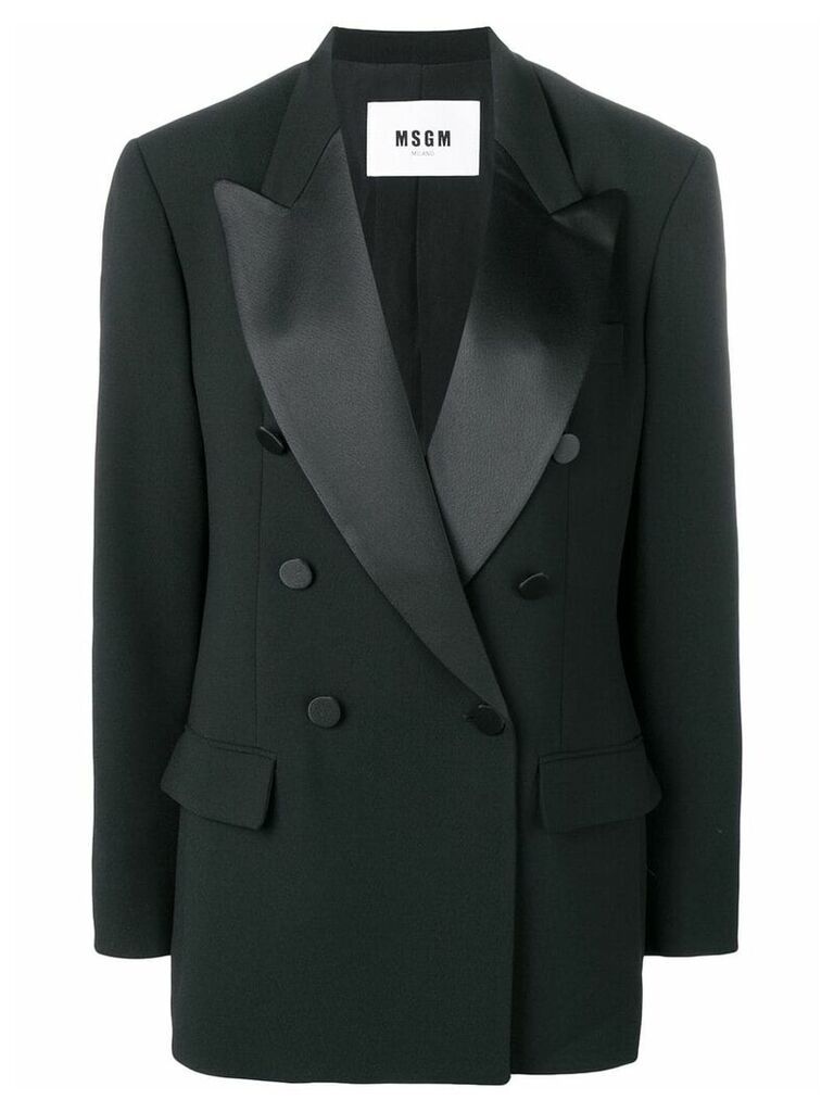 MSGM tailored fit blazer - Black