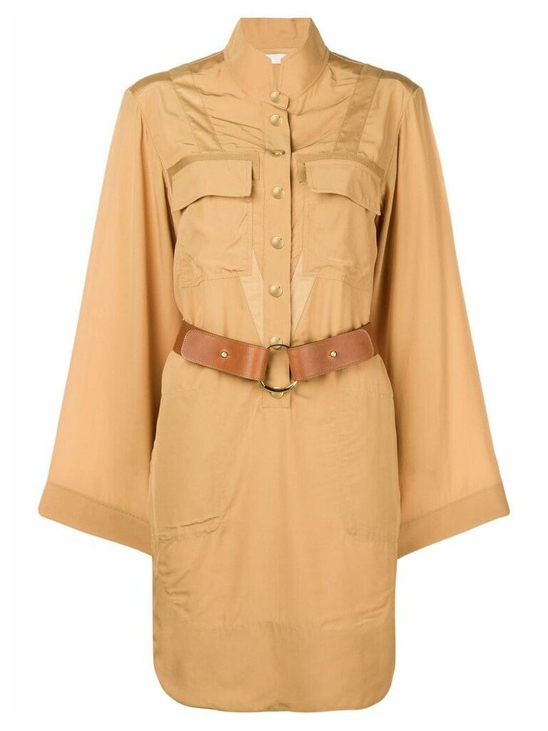 Chloé safari shirt dress - Brown