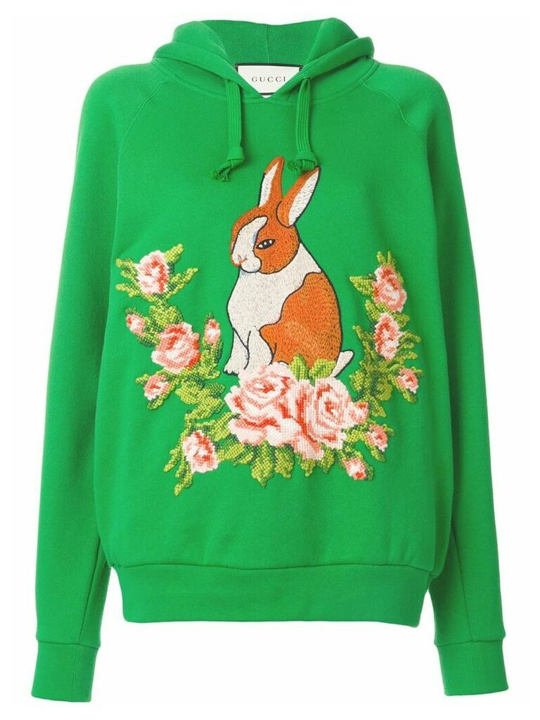 Gucci rabbit oversize sweatshirt - Green