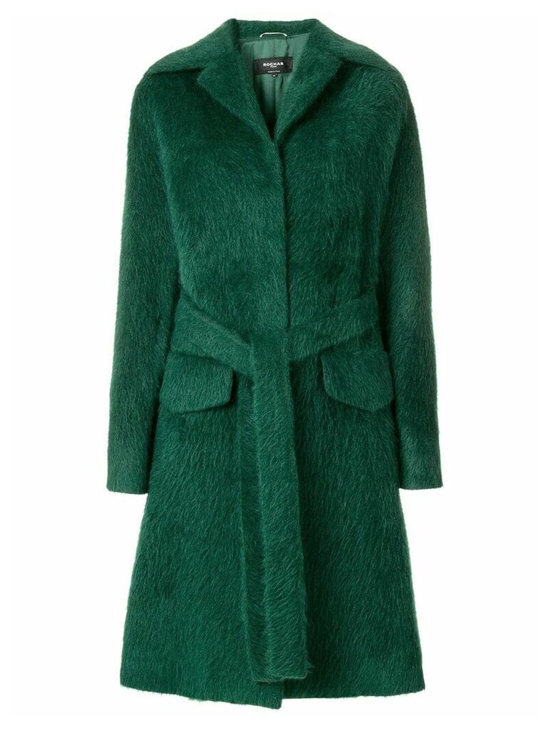 Rochas single breasted coat - Green