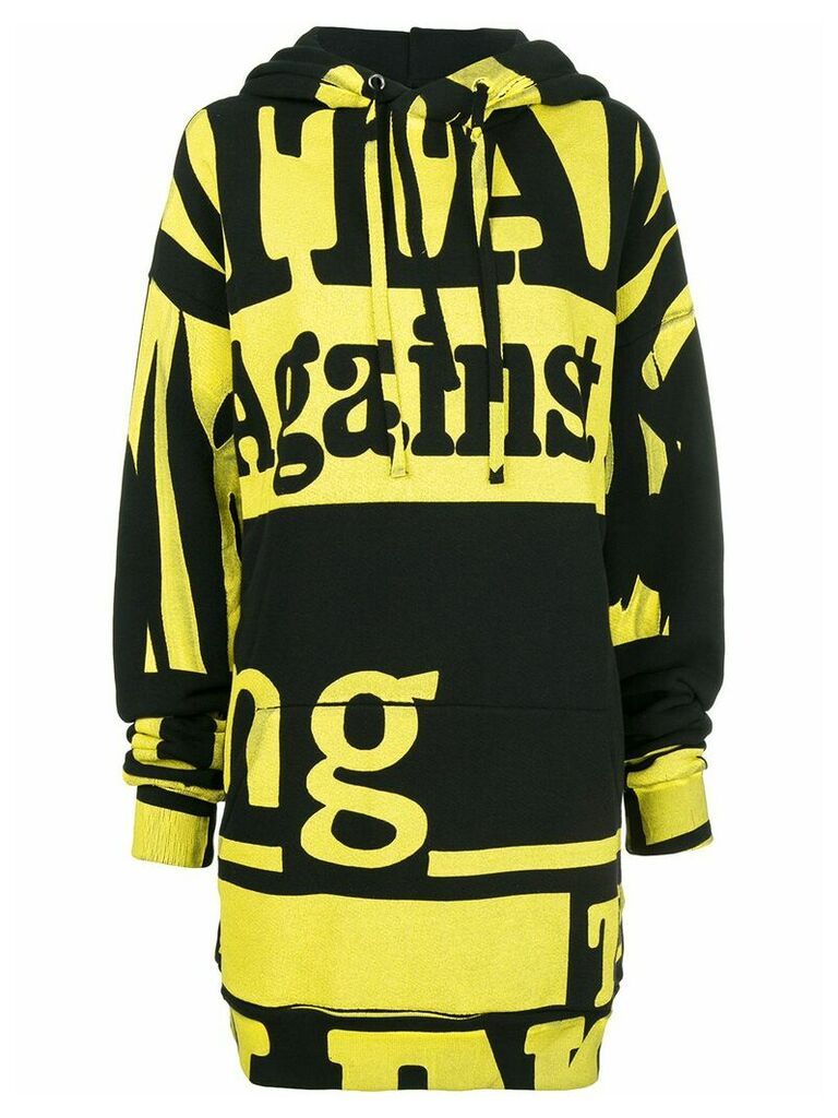 Maison Margiela Vitamin-print hoodie - Black