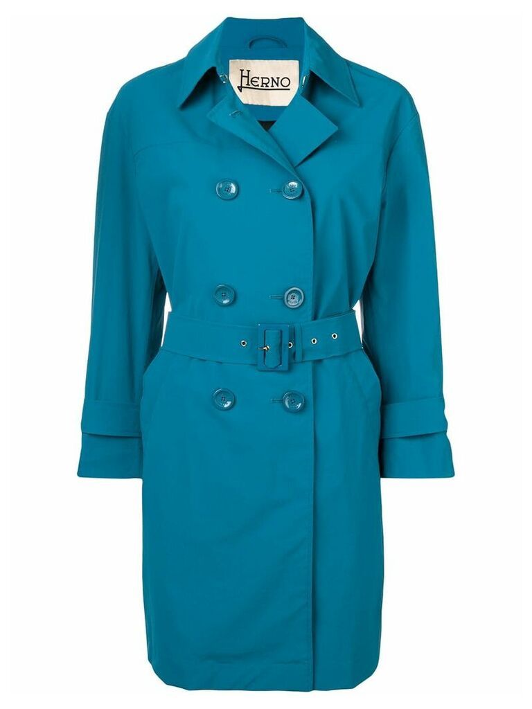 Herno mid-length trenchcoat - Blue