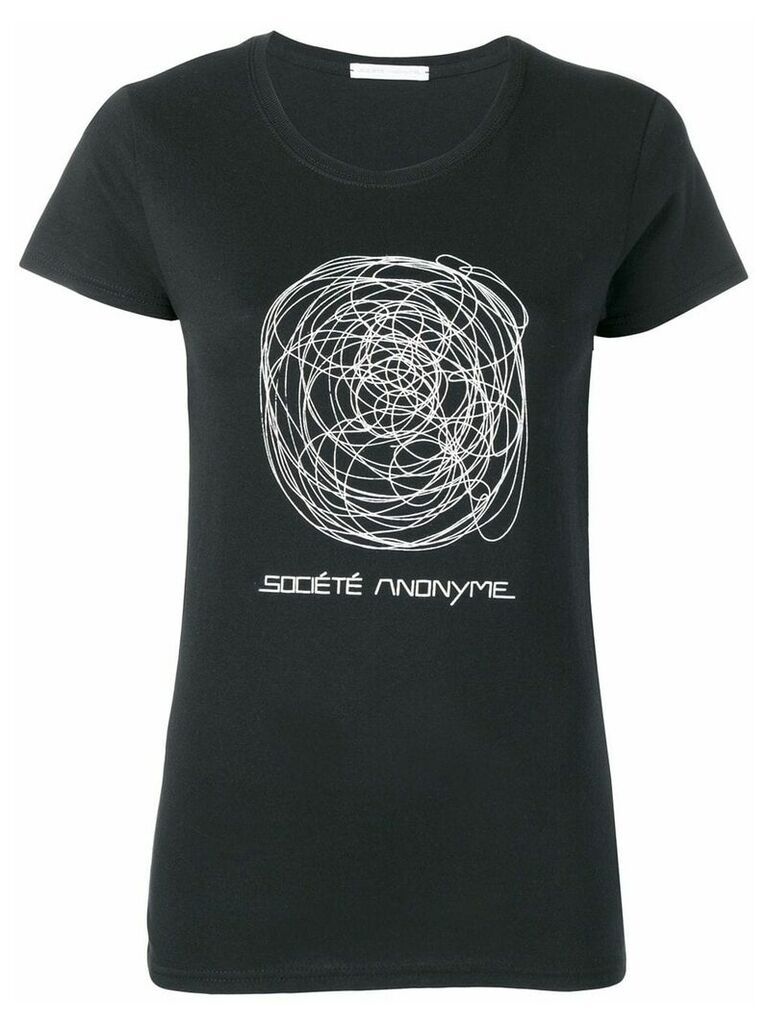 Société Anonyme scribble T-shirt - Black