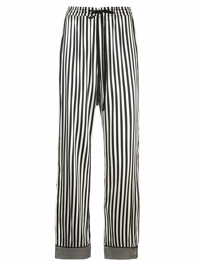 Nicole Miller Pajama stripe - Black