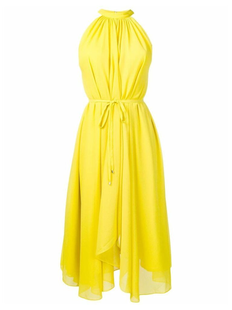 Saloni asymmetric dress - Yellow