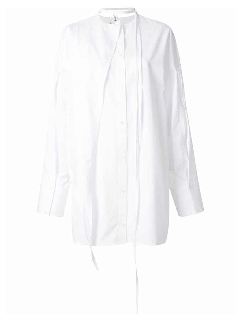 Boyarovskaya oversized button down shirt - White