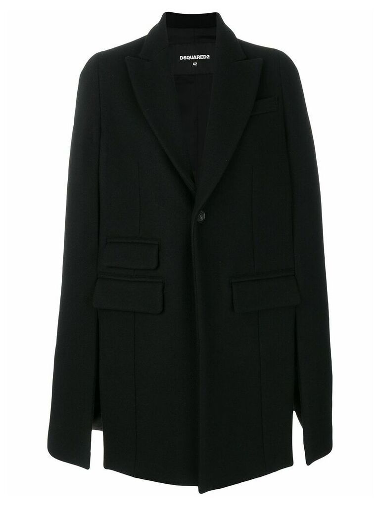 Dsquared2 cape coat - Black