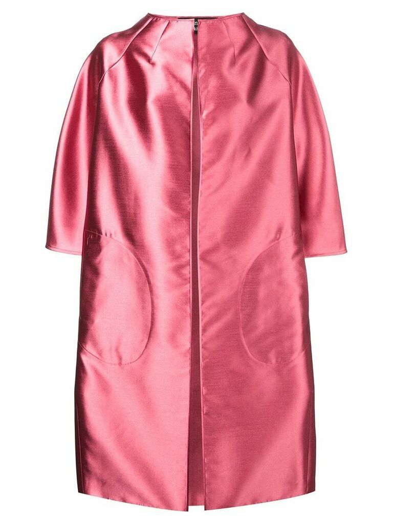 Gianluca Capannolo A-line coat - Pink