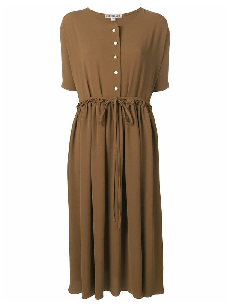 Edeline Lee short sleeve dress - Brown
