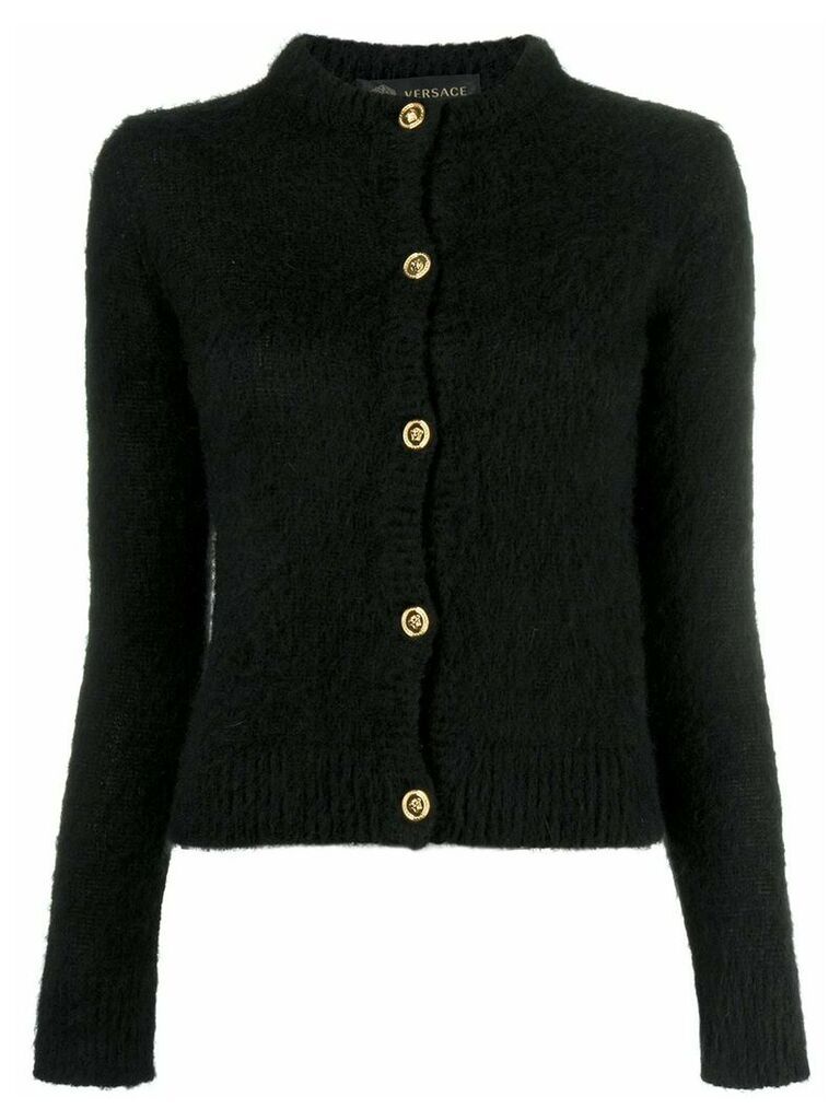 Versace knitted cardigan - A1008 BLACK