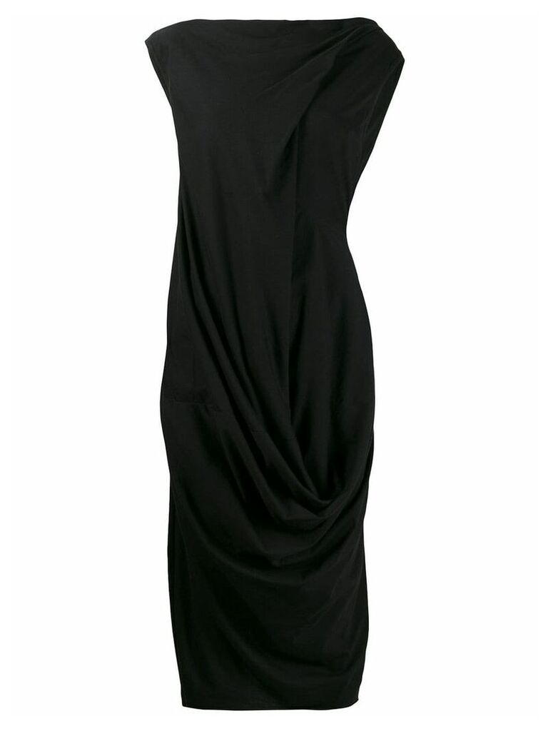 Rick Owens draped dress - Black