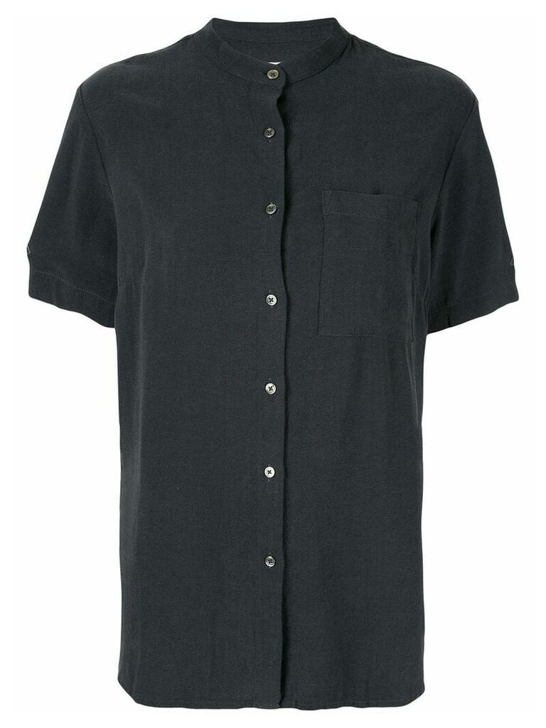 Venroy Grandad Collar shirt - Blue