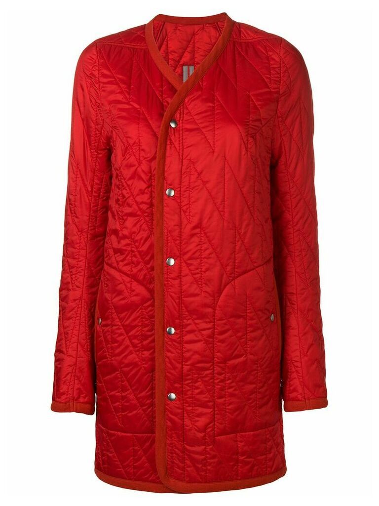 Rick Owens quilted jacket - Red