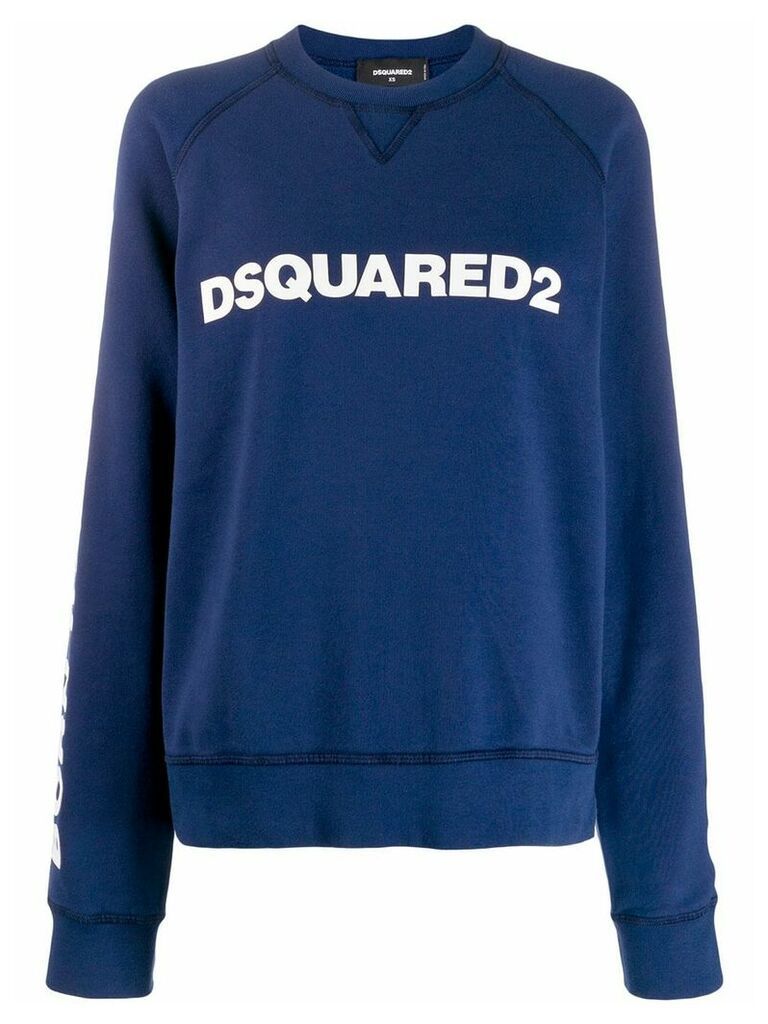 Dsquared2 logo pullover - Blue