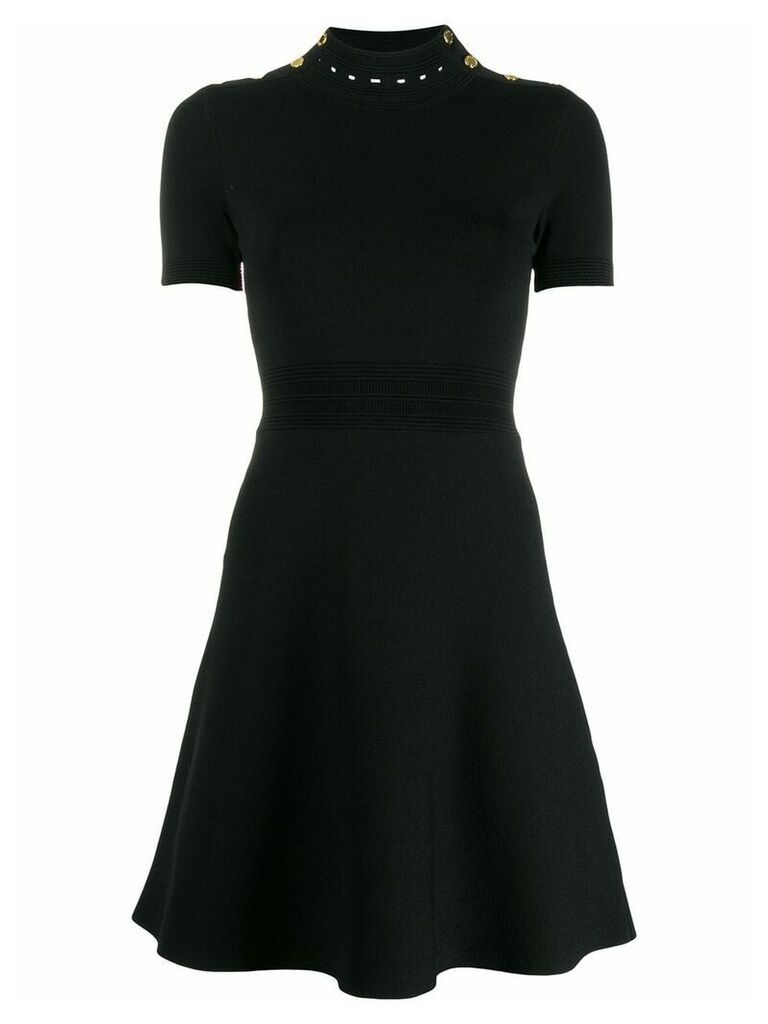 Sandro Paris short-sleeved knit dress - Black