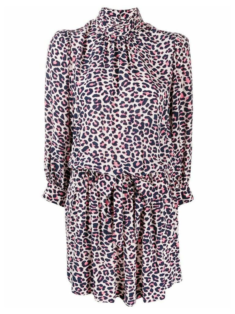 Zadig & Voltaire leopard print dress - White