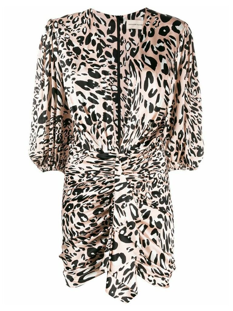 Alexandre Vauthier leopard-print dress - PINK
