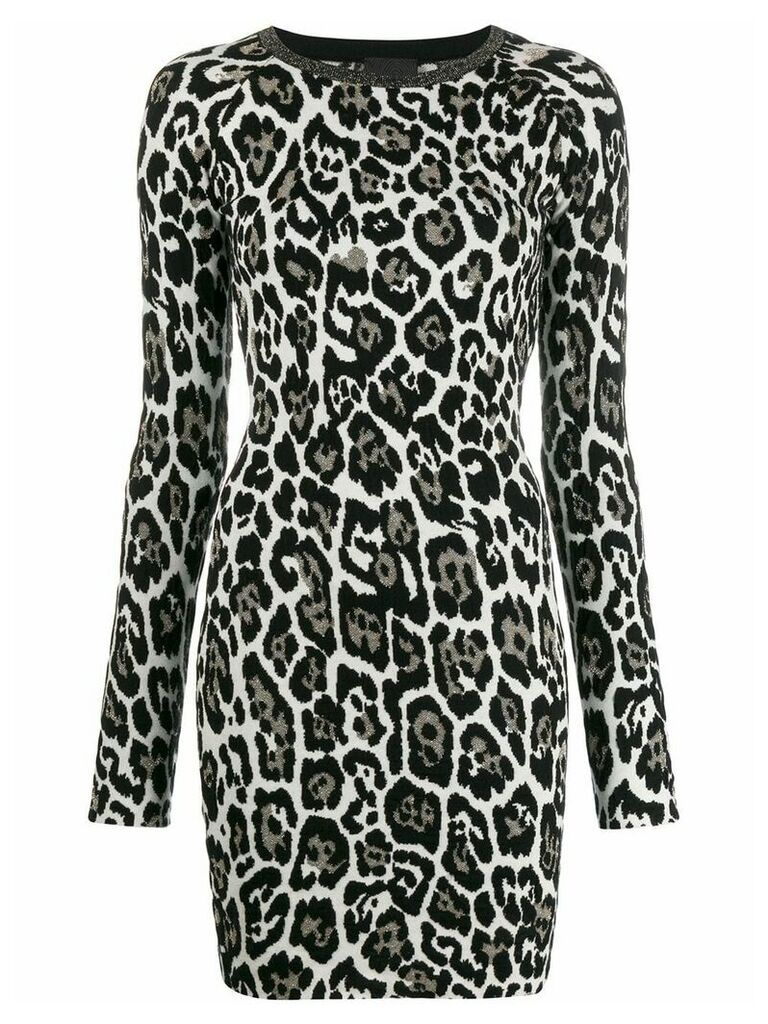 Just Cavalli leopard print dress - White