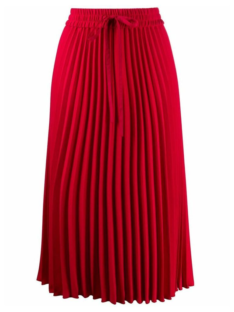 RedValentino RED(V) pleated midi skirt