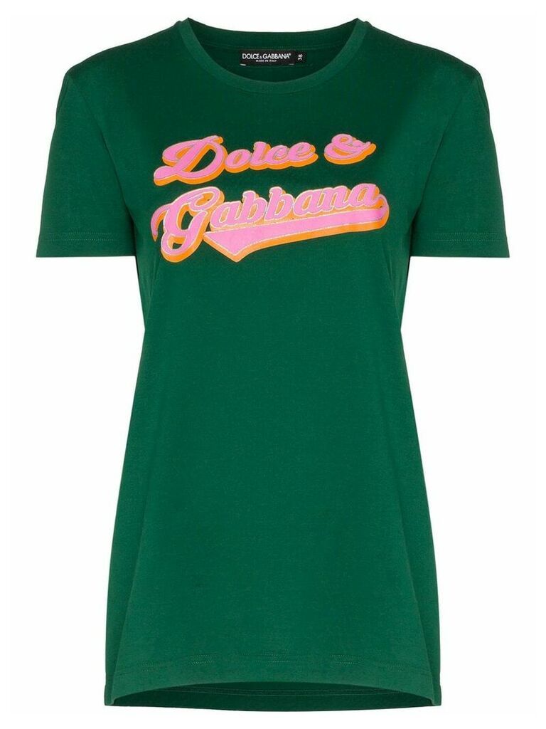 Dolce & Gabbana logo printed T-shirt - Green