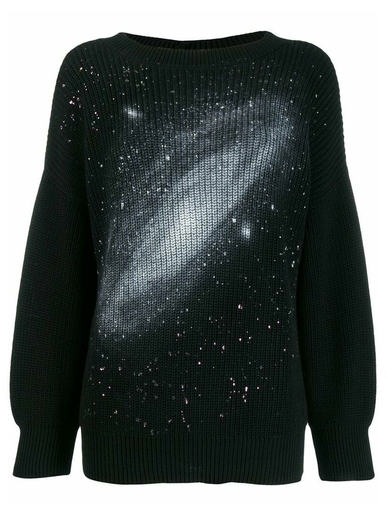 Pinko oversized galaxy jumper - Black