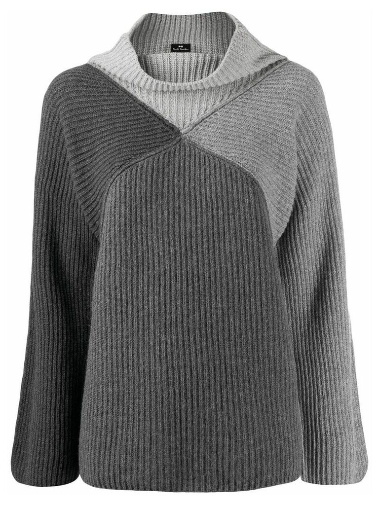 PS Paul Smith ribbed roll-neck jumper - Grey