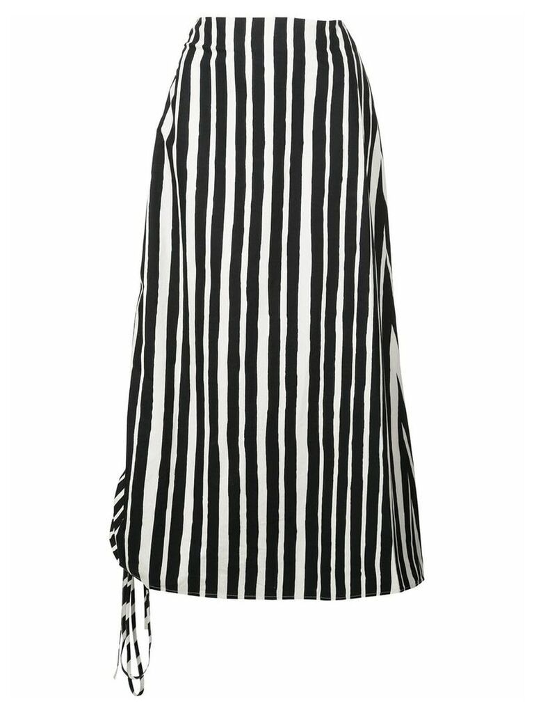 Beaufille striped midi skirt - Black