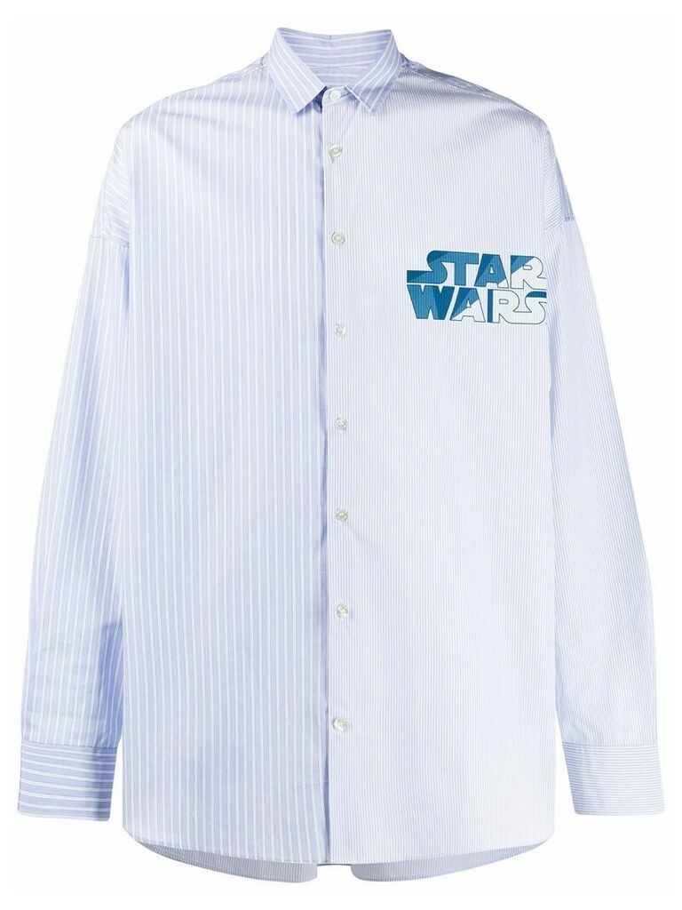 Etro Star Wars print shirt - Blue