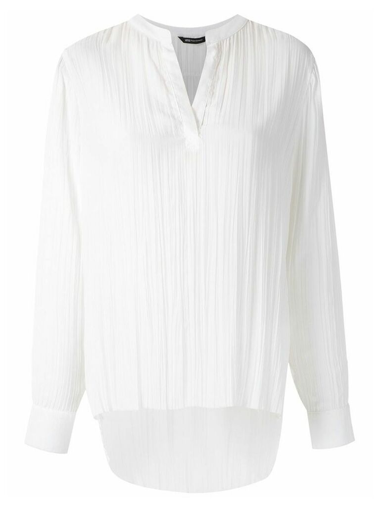 Uma Raquel Davidowicz wrinkled effect Box shirt - White
