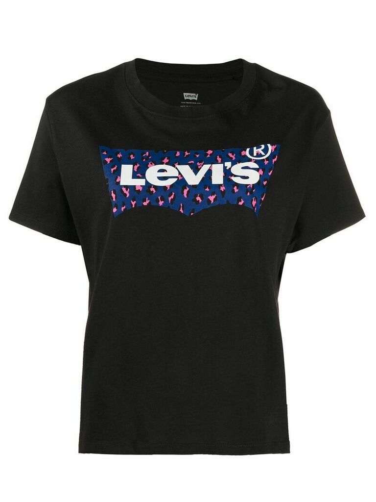 Levi's logo print T-shirt - Black