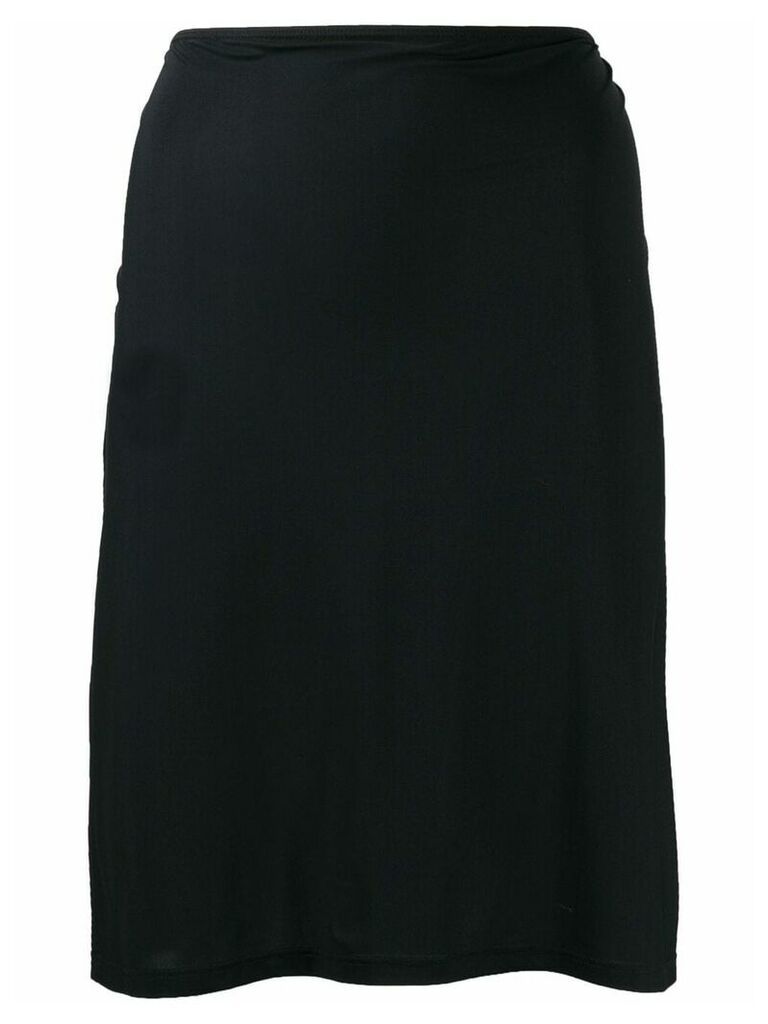 Jil Sander elasticated waist skirt - Black