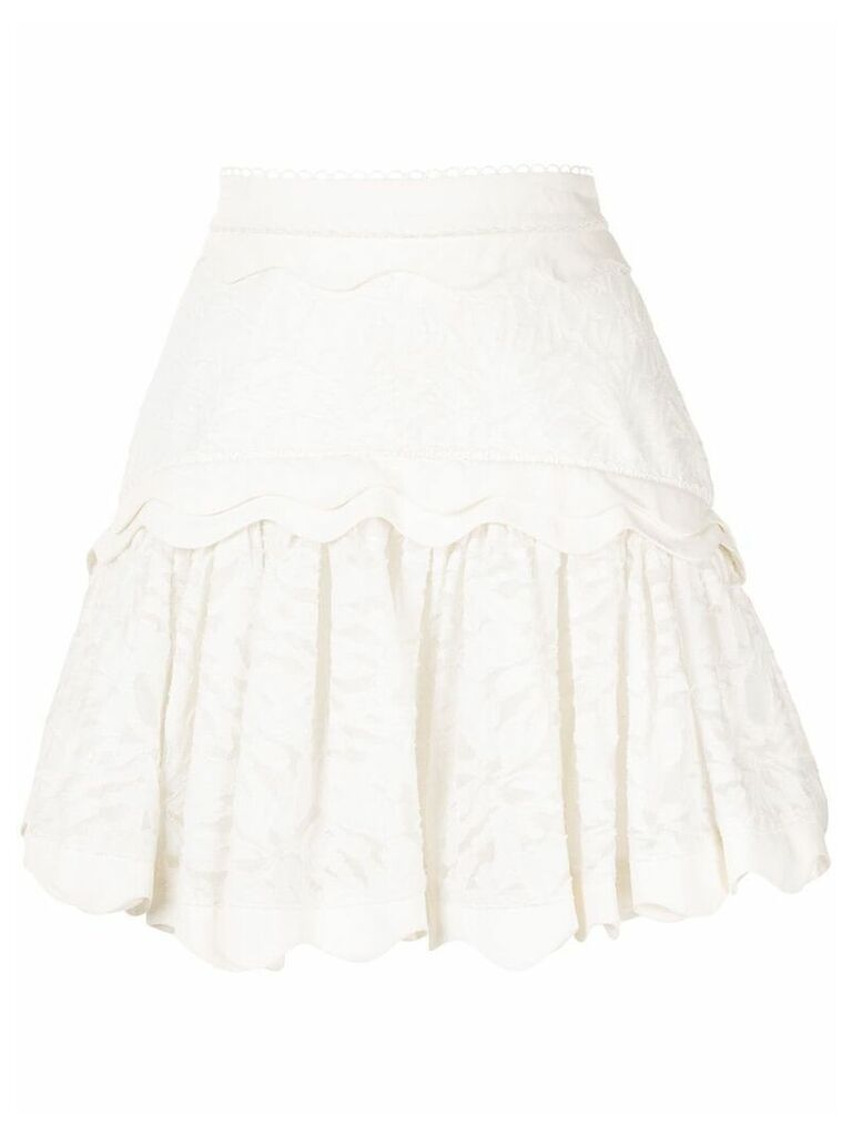 Acler Montana skirt - White