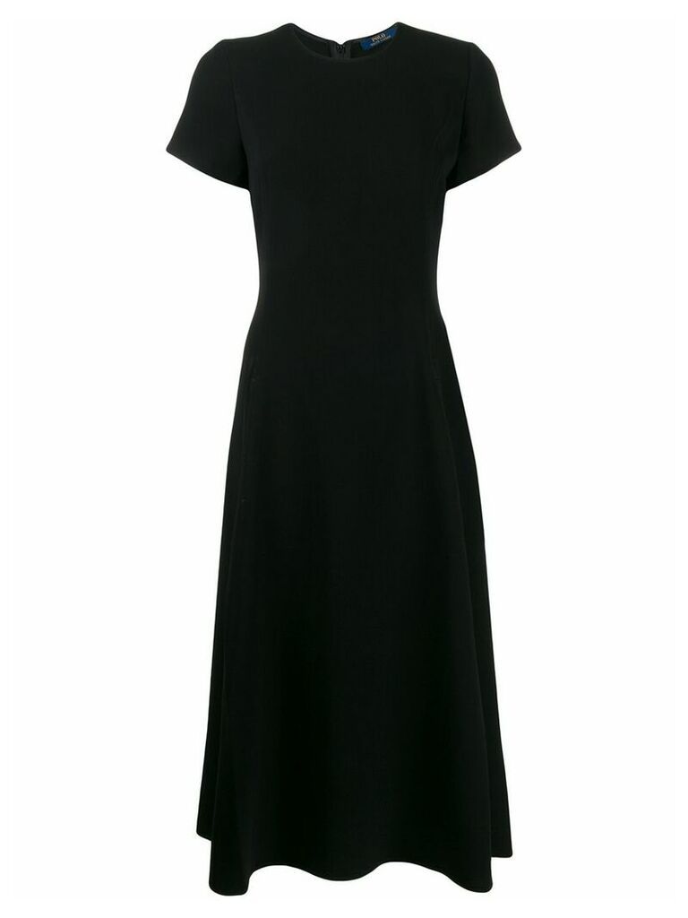 Polo Ralph Lauren short sleeve flared dress' - Black