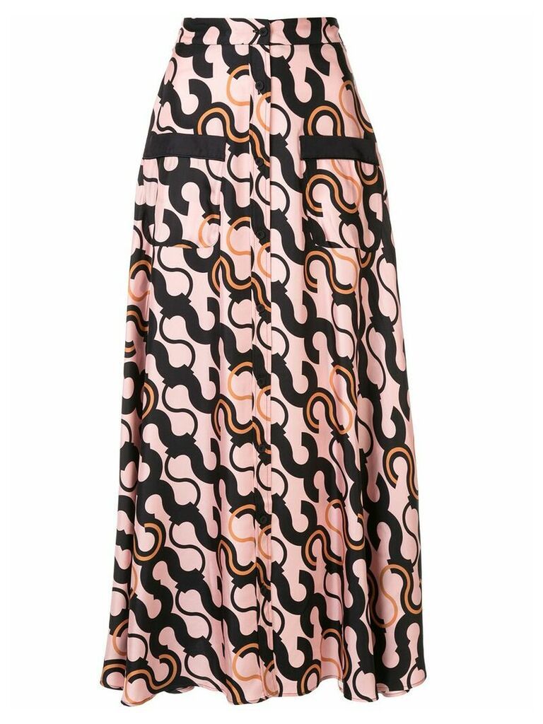 Layeur Fitzgerald pyjama button skirt - PINK