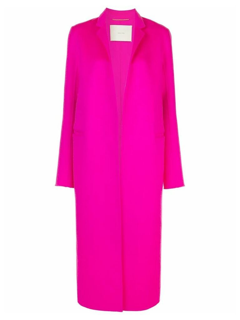 Adam Lippes oversized open-front coat - PINK