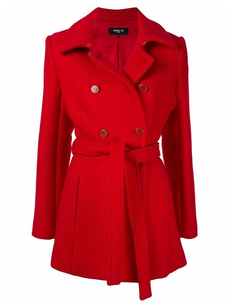 Paule Ka short trench coat - Red