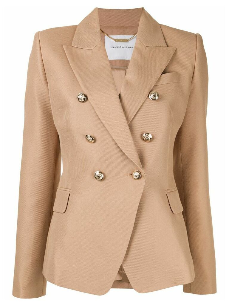 CAMILLA AND MARC Dimmer double breasted blazer - Brown
