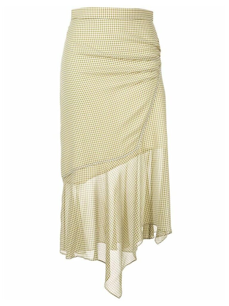 CAMILLA AND MARC gathered asymmetric skirt - Green