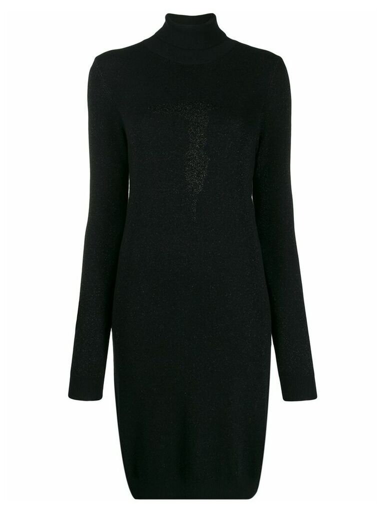 Trussardi Jeans long-sleeved knitted dress - Black