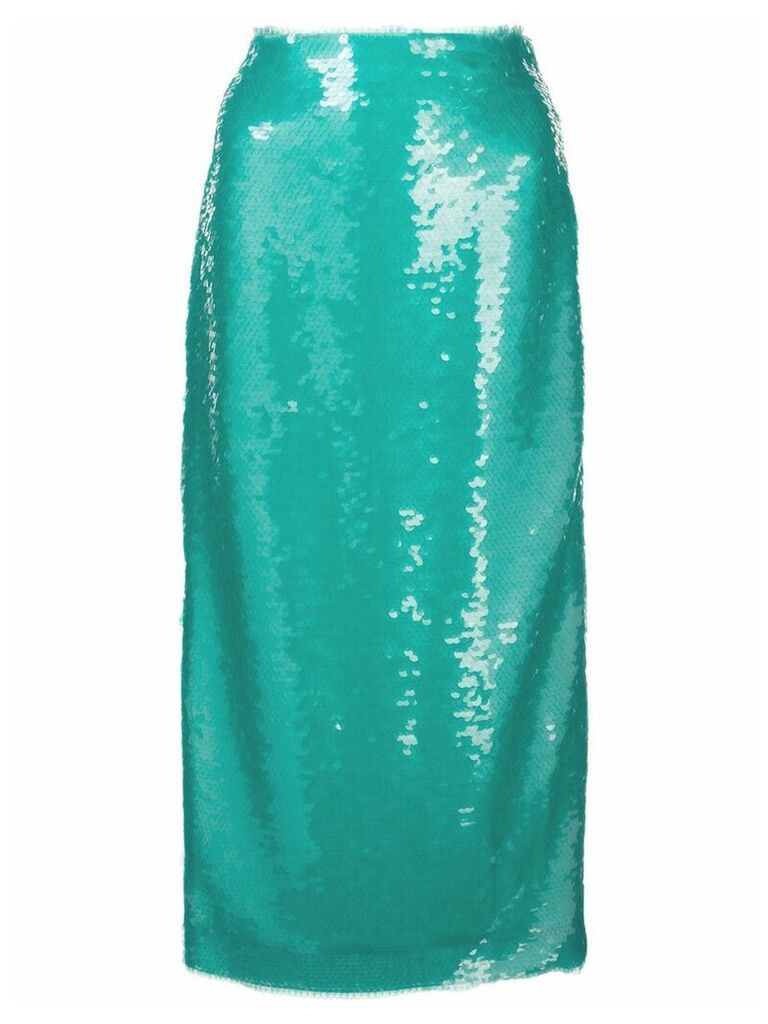 Prabal Gurung sequin pencil skirt - Blue