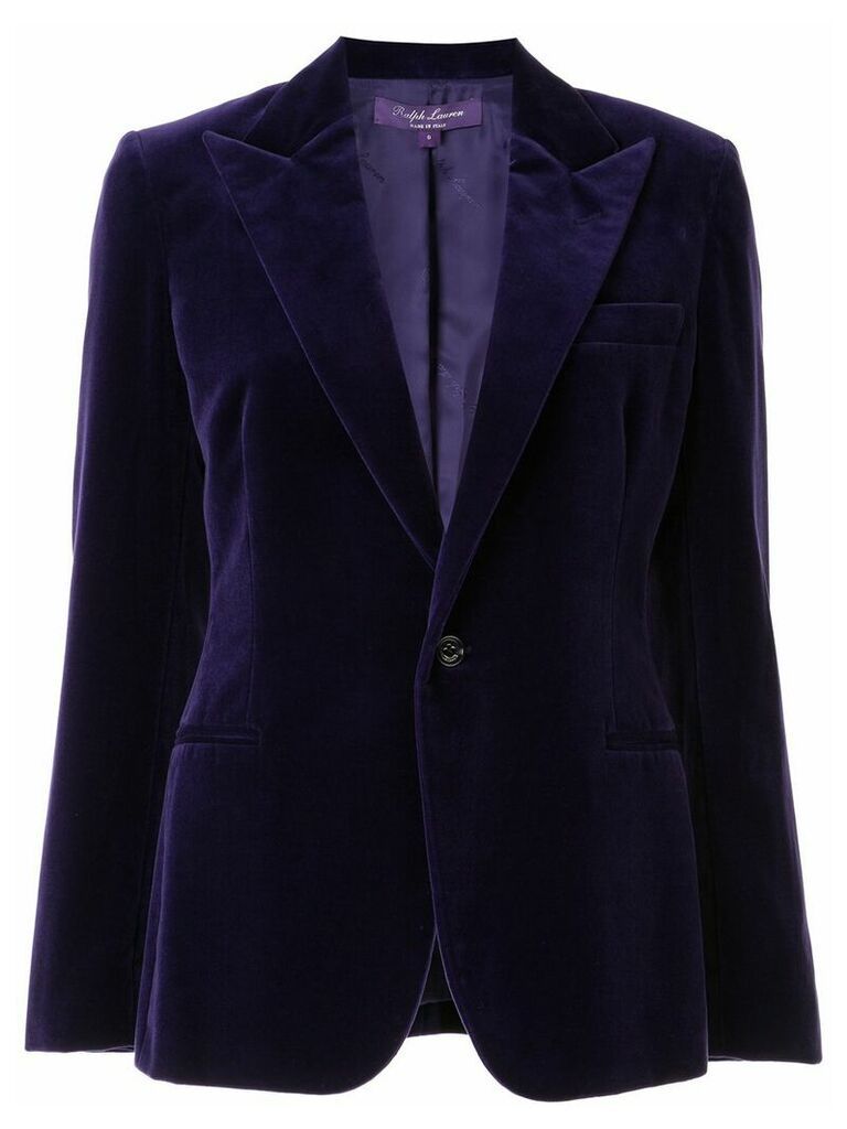 Ralph Lauren Collection velvet blazer - PURPLE