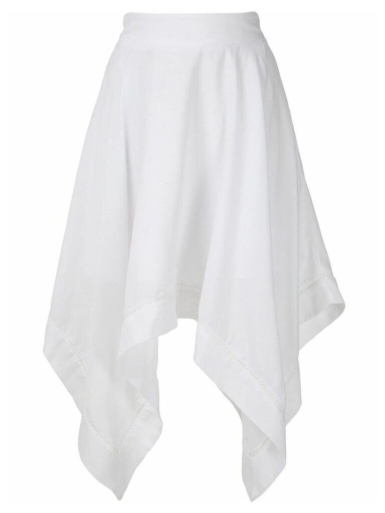 Olympiah Violette midi skirt - White