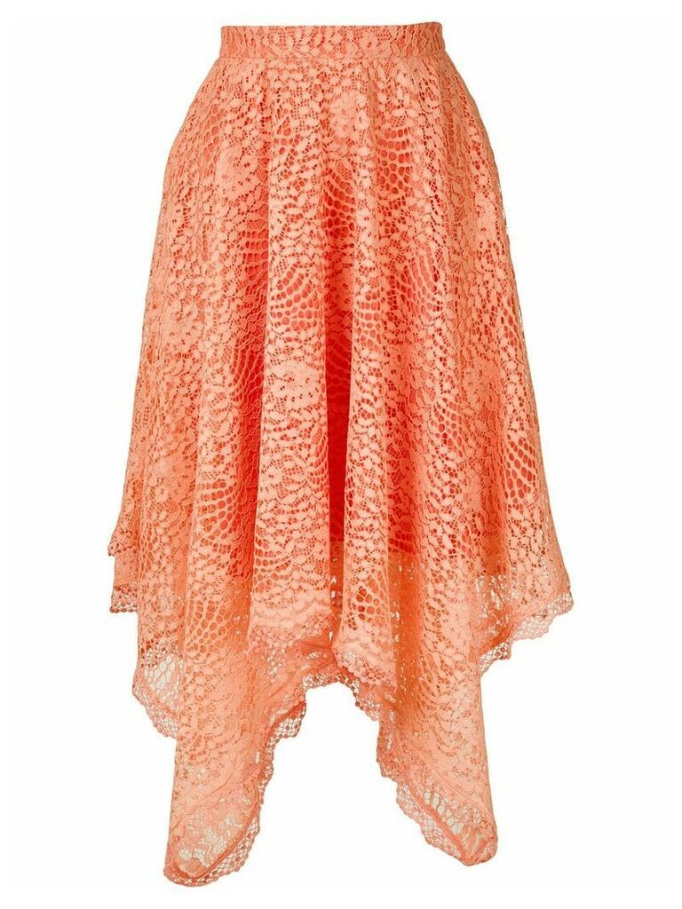 Olympiah Petale lace skirt - ORANGE