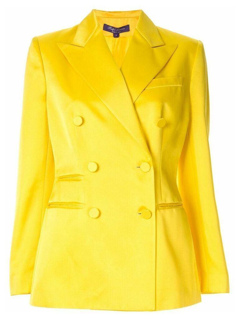 Ralph Lauren Collection double breasted blazer - Yellow